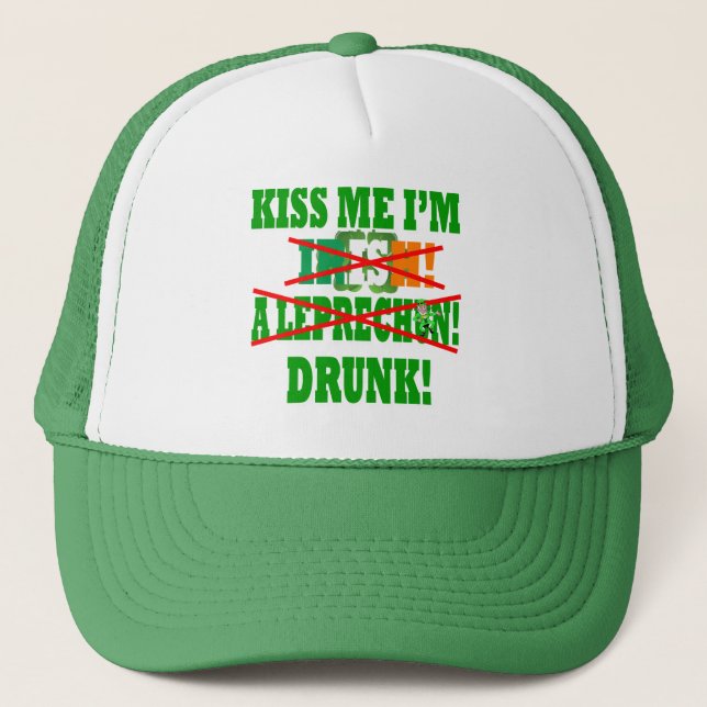 Gorra De Camionero Bésame, soy irlandés (Anverso)