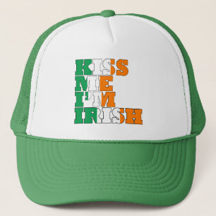 Gorra De Camionero Bésame Soy Irlandés