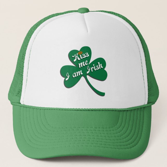 Gorra De Camionero Bésame soy irlandés (Anverso)