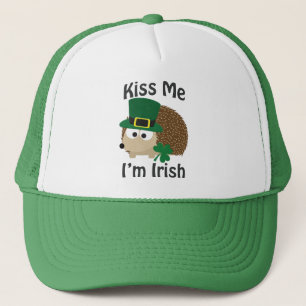 Gorra De Camionero Bésame, soy un hedgehog irlandés