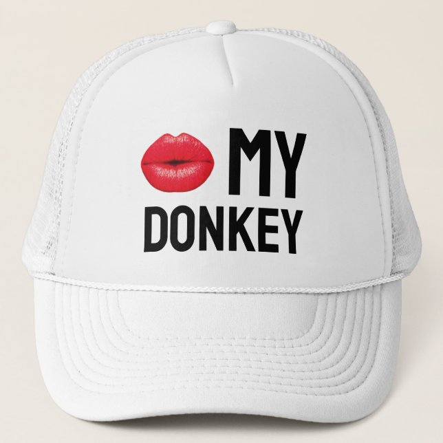 Gorra De Camionero Besar mi burro (Anverso)
