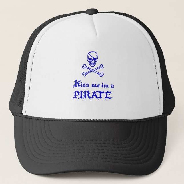 Gorra De Camionero Béseme im un pirata (Anverso)