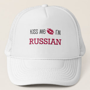 Gorra De Camionero Béseme que soy RUSO