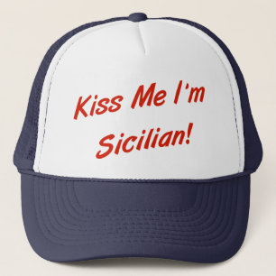 Gorra De Camionero Béseme que soy siciliano