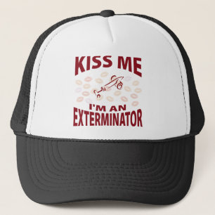 Gorra De Camionero Béseme que soy un Exterminator