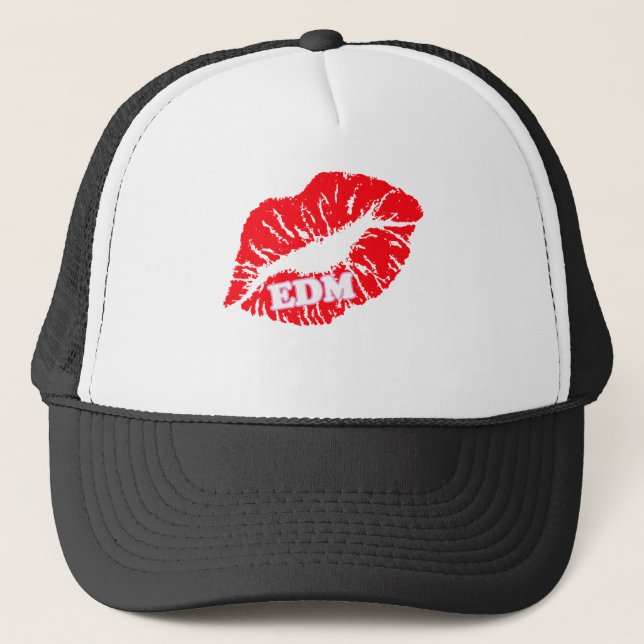 Gorra De Camionero Beso de EDM (Anverso)