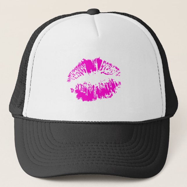 Gorra De Camionero Beso de neón (Anverso)