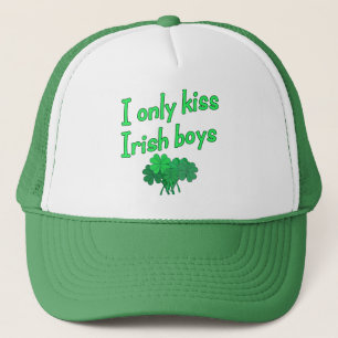 Gorra De Camionero Beso solamente a muchachos irlandeses