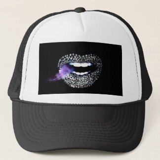 Gorra De Camionero Besos púrpuras