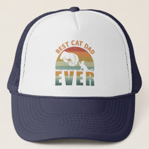 Gorra De Camionero Best Cat Dad Ever Trucker Hat