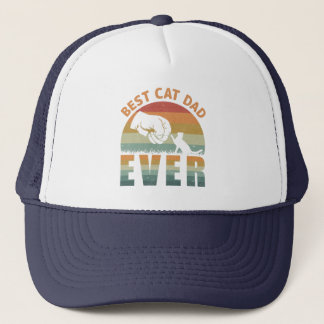 Gorra De Camionero Best Cat Dad Ever Trucker Hat
