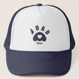 Gorra De Camionero Best cat dad paw