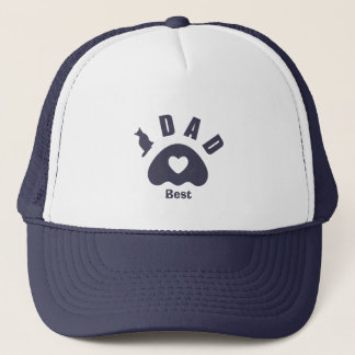 Gorra De Camionero Best cat dad paw