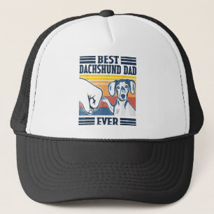 Gorra De Camionero Best Dachshund Dad Ever Shirt Vintage Father Day C