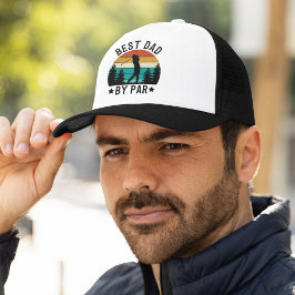 Gorra De Camionero Best Dad By Par, Fun Gift For Golfer Dad