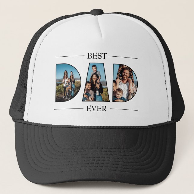 Gorra De Camionero Best Dad Ever Daddy (Anverso)