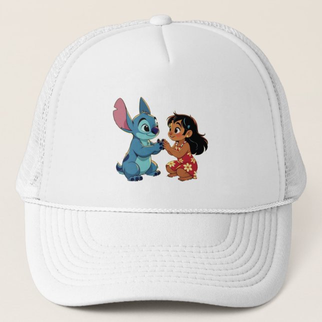 Gorra De Camionero Beste Freunde fürs Leben – Lilo & Stitch (Anverso)