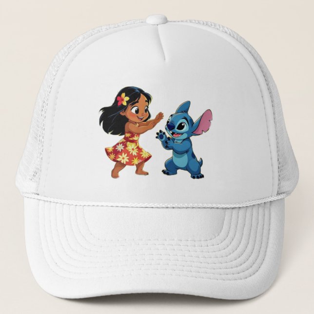 Gorra De Camionero Beste Freunde fürs Leben – Lilo & Stitch (Anverso)