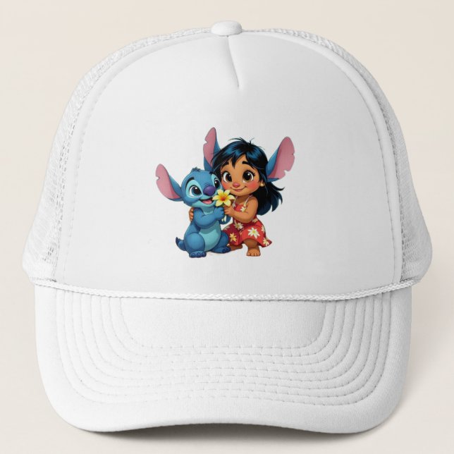 Gorra De Camionero Beste Freunde fürs Leben – Lilo & Stitch (Anverso)