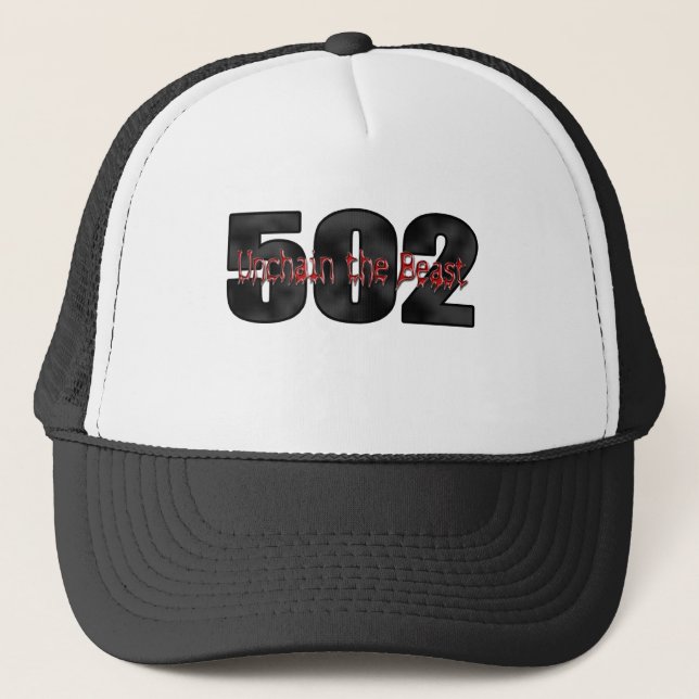 Gorra De Camionero Bestia grande 502 del bloque (Anverso)