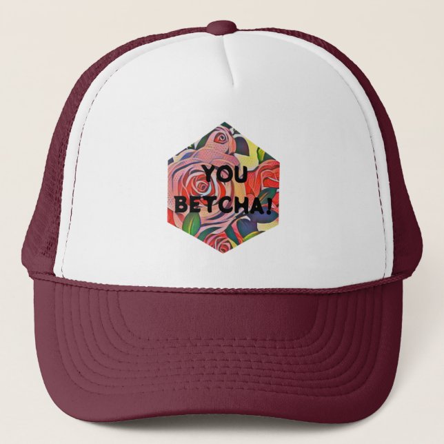 GORRA DE CAMIONERO BETCHA FUNNY MIDWEST HABLA (Anverso)