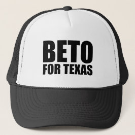 Gorra De Camionero Beto para la tipografía moderna blanca y negra de 