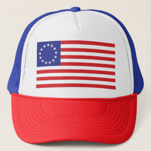 Gorra De Camionero Betsy-Ross-Flag.-1776