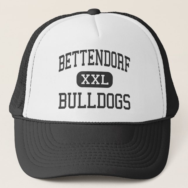 Gorra De Camionero Bettendorf - bulldoges - alto - Bettendorf Iowa (Anverso)