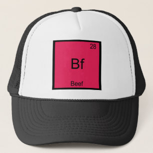 Gorra De Camionero Bf - Camiseta del Elemento Divertido Química Símbo