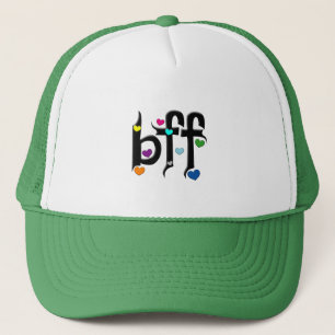 Gorra De Camionero bff ~ corazones