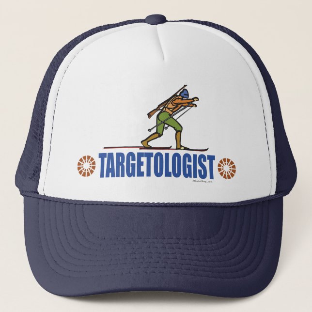 Gorra De Camionero Biatlón de esquí de nieve (Anverso)