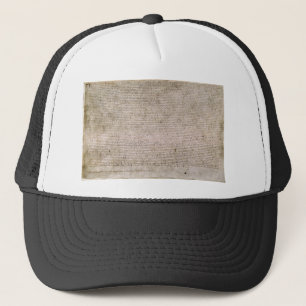 Gorra De Camionero Biblioteca Británica 1215 de la Carta Magna de la