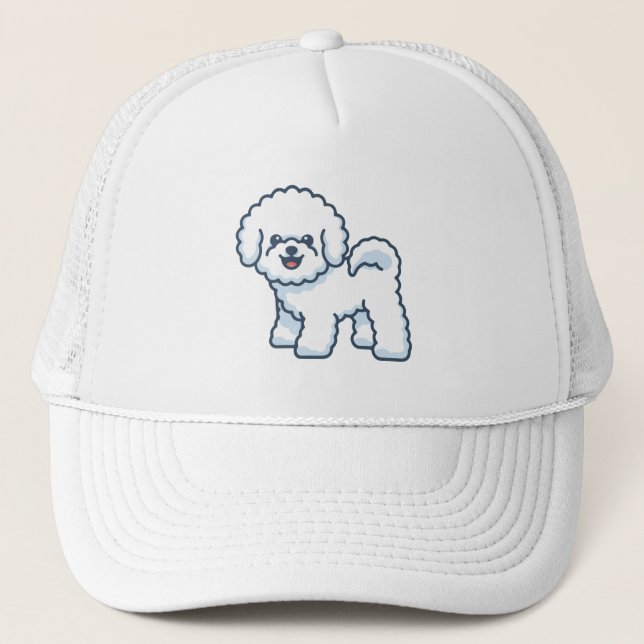 Gorra De Camionero Bichon Frise (Anverso)