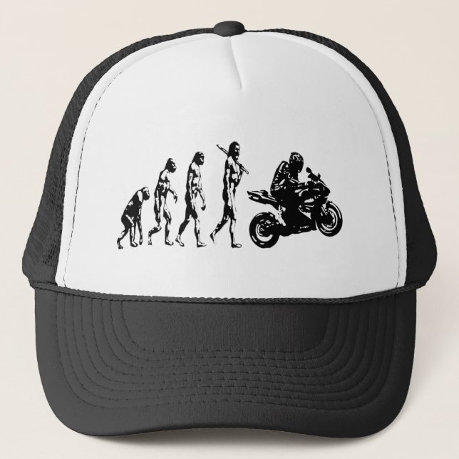 Gorra De Camionero bici de la evolución (Anverso)