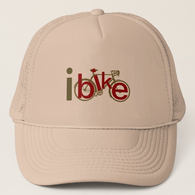 Gorra De Camionero bicicleta ~ ciclismo de amor (Anverso)