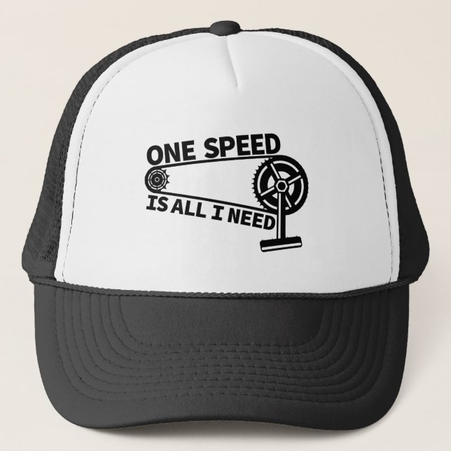 Gorra De Camionero Bicicleta de engranaje fijo de velocidad única (Anverso)