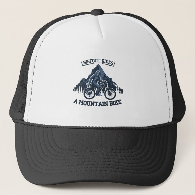 Gorra De Camionero Bicicleta de Montaña Bigfoot Ride (Anverso)