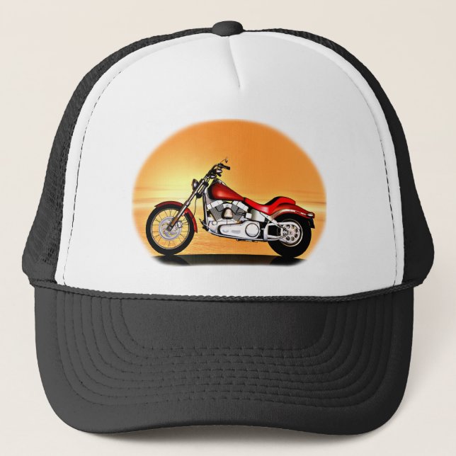 Gorra De Camionero bicicleta de Sunset (Anverso)
