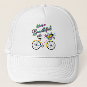 Gorra De Camionero Bicicleta encantadora: La vida es un viaje hermoso