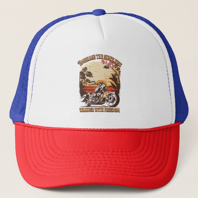 Gorra De Camionero Bicicleta natural de verano (Anverso)