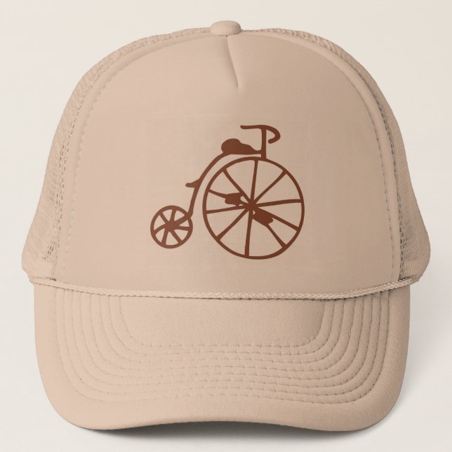 Gorra De Camionero Bicicleta retro (Anverso)