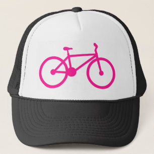 Gorra De Camionero Bicicleta rosa caliente; bicicleta