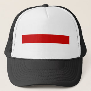 Gorra De Camionero Bielorrusia de blanco-rojo