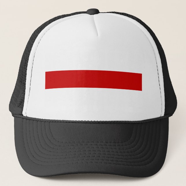 Gorra De Camionero Bielorrusia de blanco-rojo (Anverso)