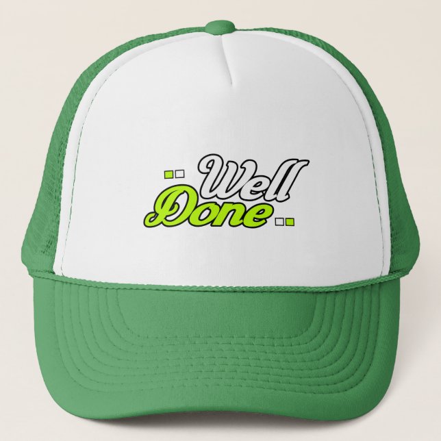 Gorra De Camionero Bien hecho. (Anverso)