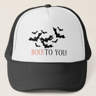 Gorra De Camionero "¡BIEN!" Personalizado de Halloween de Black Bats