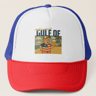 Gorra De Camionero bienvenida al golfo de américa
