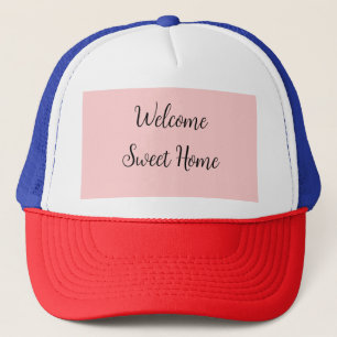 Gorra De Camionero Bienvenida Realtor hogar cálido agregar tu nombre