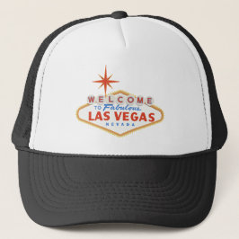 Gorra De Camionero Bienvenido a Las Vegas Negro