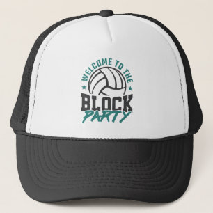 Gorra De Camionero Bienvenido al bloque central de voleibol Fiesta